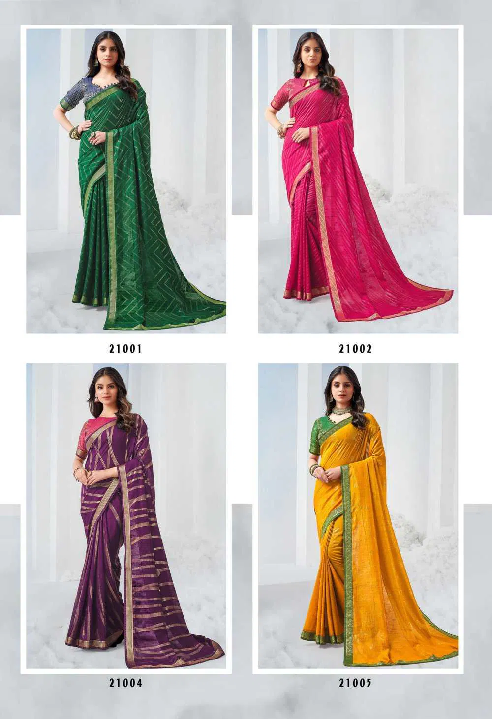 Moksha By Sanskar Fancy Printed Saree Wholesalers In Delhi