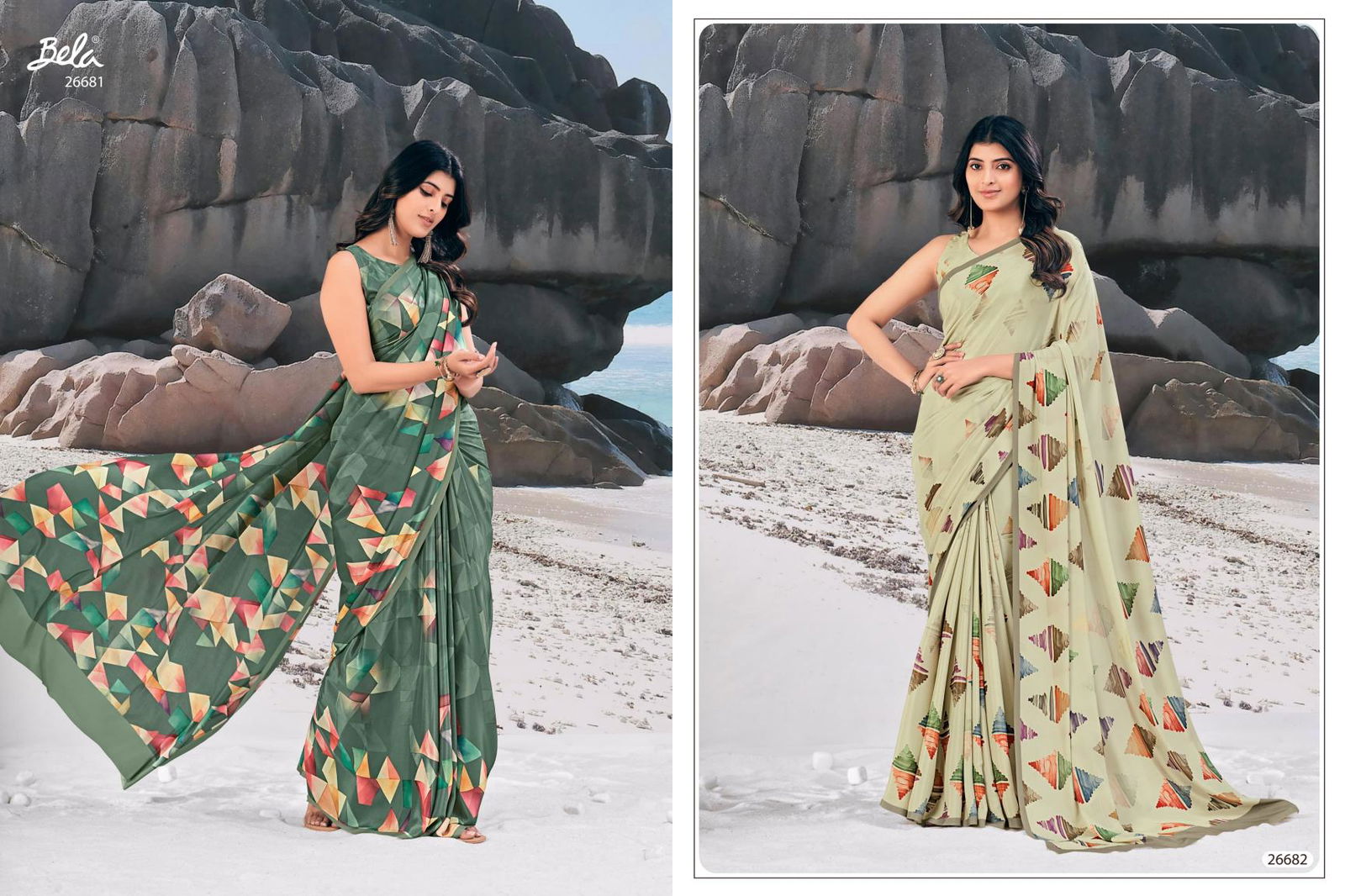 Regis Vol 3 By Bela Silk Crepe Saree Wholesale Clothing Distributors In India