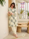 Zalak Vol 3 By Radhika Rayon Discharge Foil Printed Kurti With Bottom Exporters In India