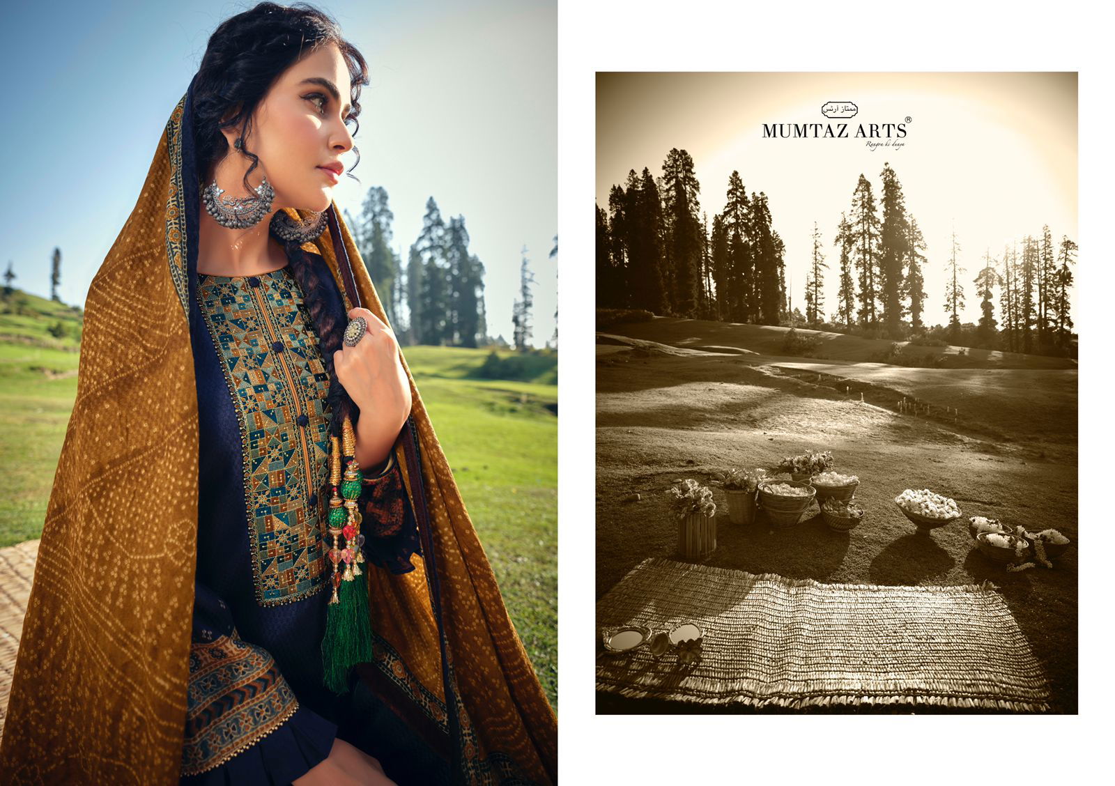 Mumtaz Shahtoosh Lawn Cotton Exclusive Digital Print Fancy Regular Wear Designer Dress Material Catalog