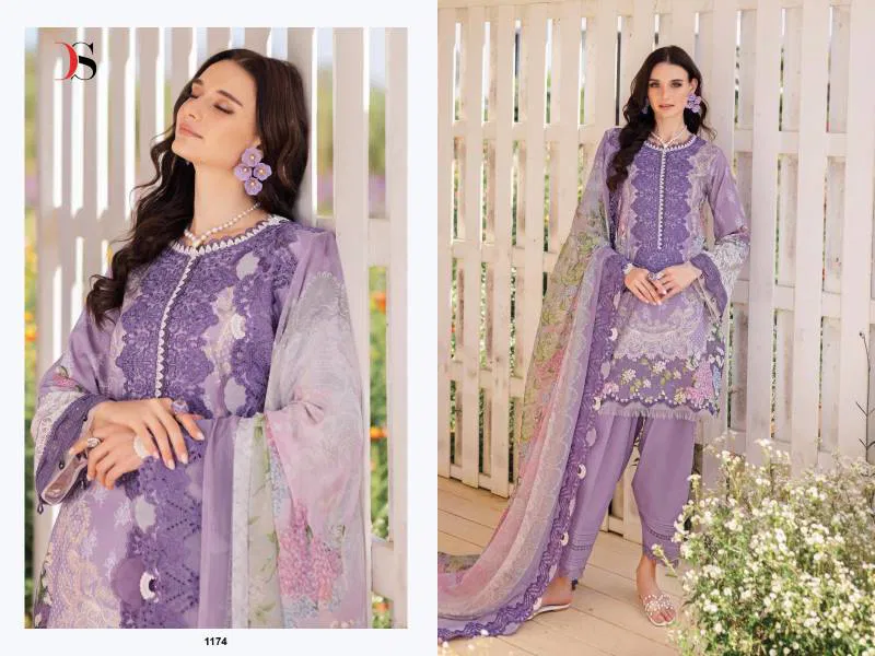 Jade Needle Wonder 2025 Vol 2 By Deepsy Cotton Dupatta Pakistani Suits Wholesale Suppliers In India