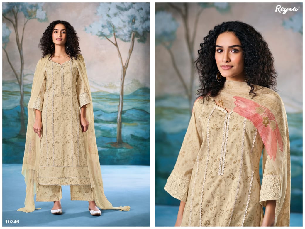 Kirti By Reyna Cotton Block Printed Dress Material Wholesalers In Delhi