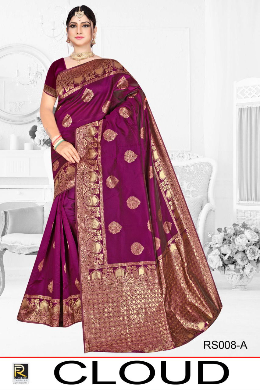 Ronisha Cloud 2 Fancy Festive Wear Silk Designer Saree Collection
