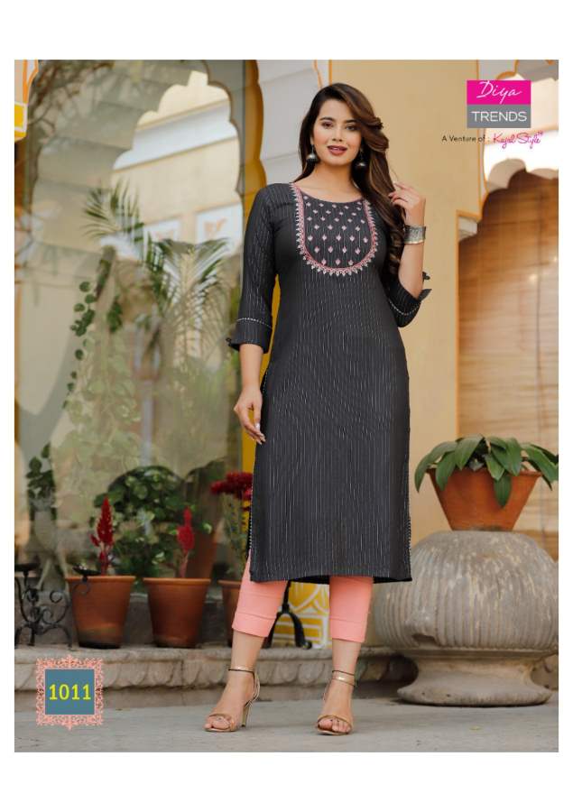 Fashion Story 1 Latest Party Wear Embroidery Fancy Kurti Collection