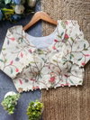 Fab Khadi Color Vol 1 Embroidered Khadi Blouse Suppliers In India