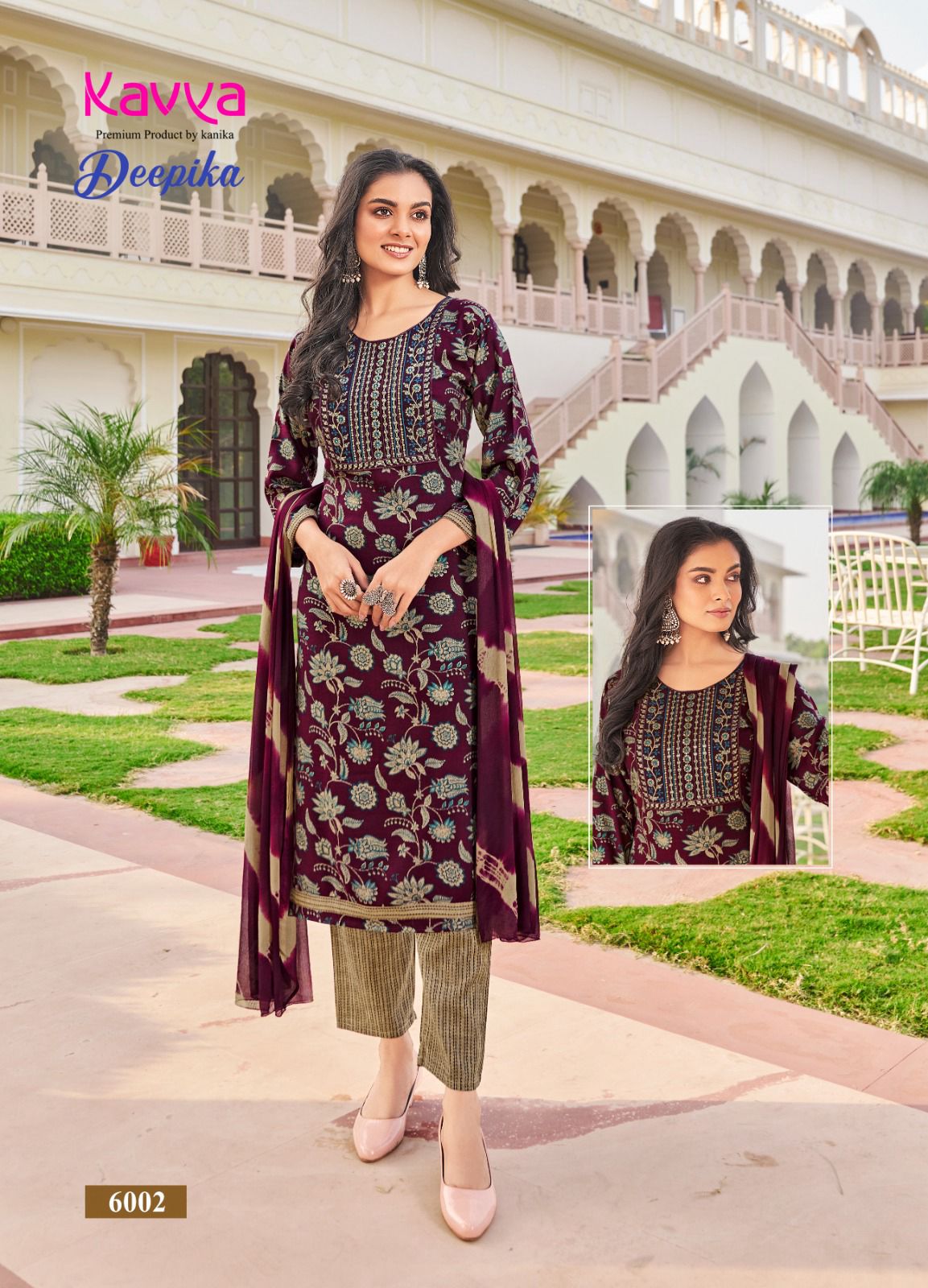 Kavya Deepika Vol 5 straight kurti With Bottom Dupatta Catalog
