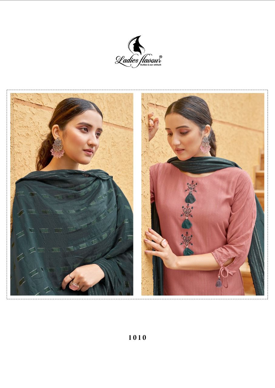 Ladies Flavour Ruhana 2 Festive Wear Rayon With Embroidery And Khatli Work Salwar Kameez Collection