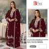Bilqis B 231 A To D Velvet Embroidery Bulk Pakistani Salwar Suit Orders In India
