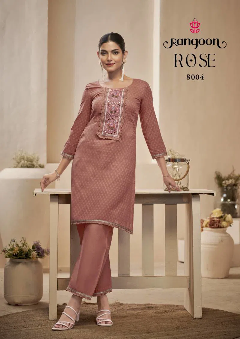 Rose By Rangoon Cotton Dobby Fancy Co Ord Set Bulk Orders In India