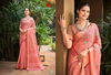 Bunawat Linen Linen Embroidery Designer Saree Catalog
