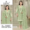 Kross Kulture Faux Georgette Embroidered Pakistani Salwar Suits Catalog