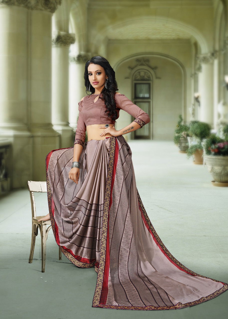 Twist Of Fashion 2 Latest Printed Designer Border Saree Collection 