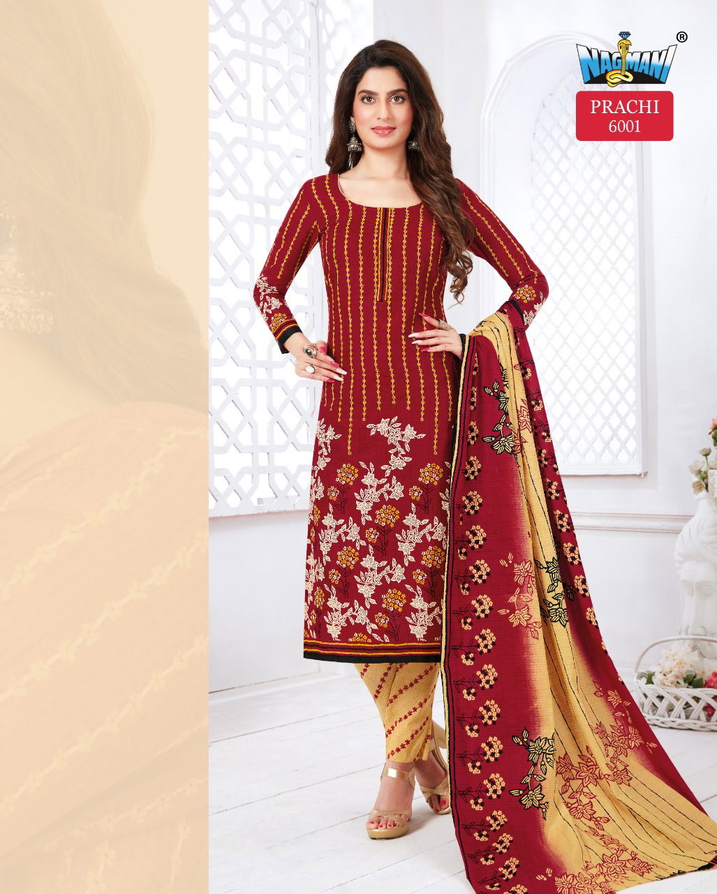 Nagmani Prachi Vol 6 Latest Pure Cotton Printed Daily Wear Dress Material Collection 