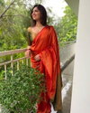 Soft Silk 4084 Lichi Soft Silk Festival Wear Saree Wholesale Shop In Surat
