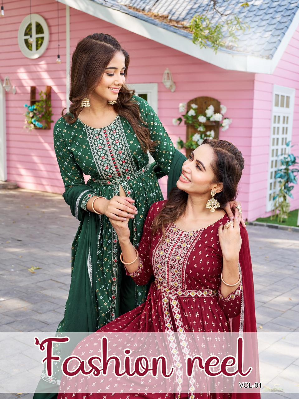 Fashion Reel By Bluehills Kurti With Bottom Catalog 