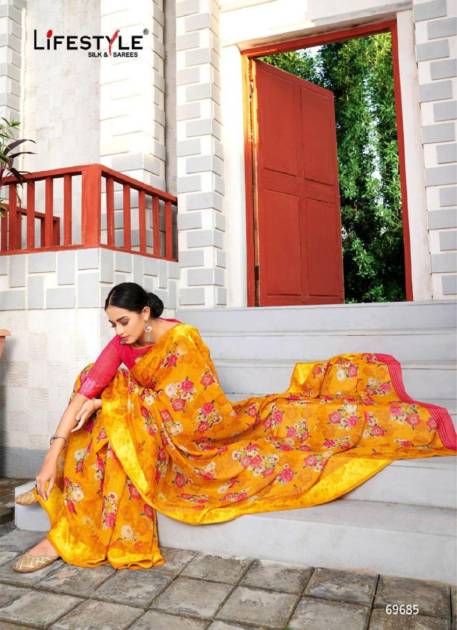 Lifestyle Pavitra Cotton 6 Latest Fancy Designer Casual Wear Cotton Saree Collection
