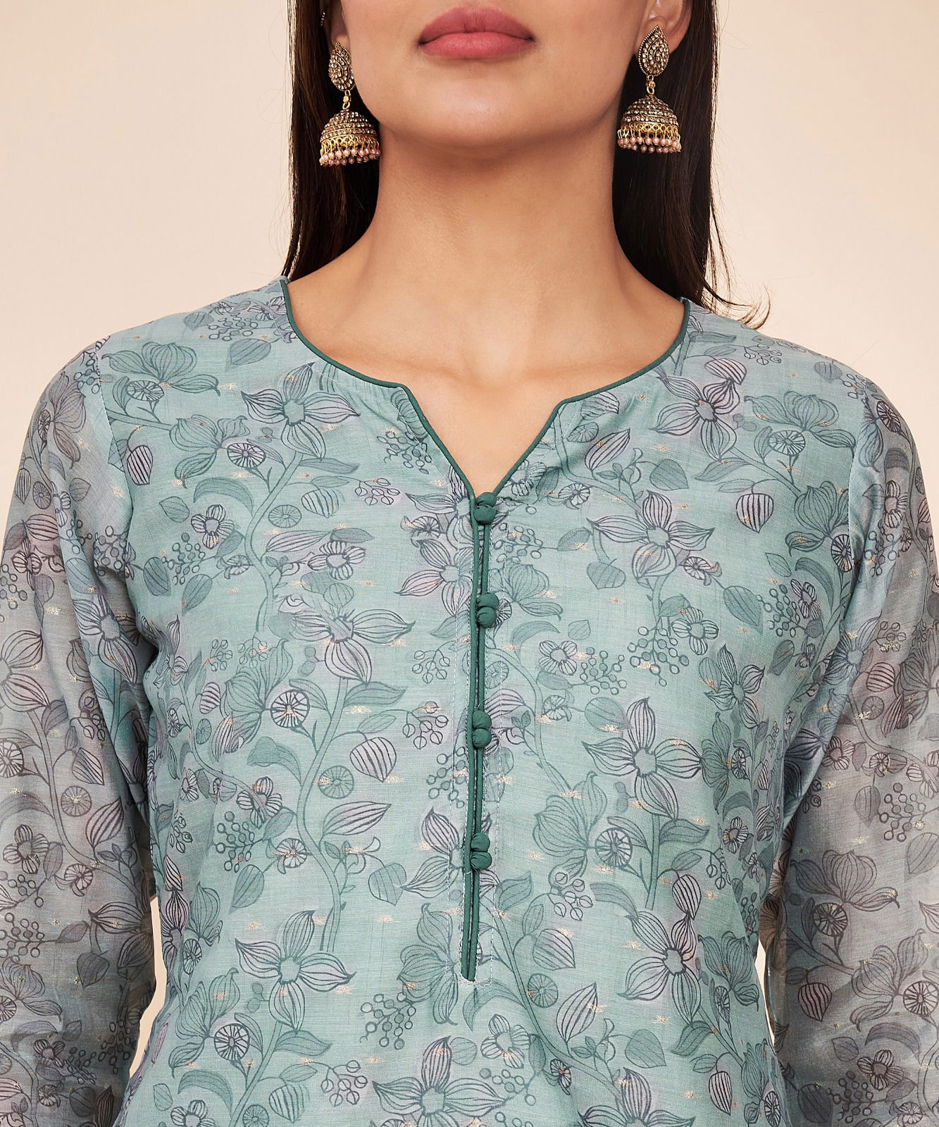 Label Khoj 9687 To 9691 Chanderi Printed kurti Wholesalers In Delhi