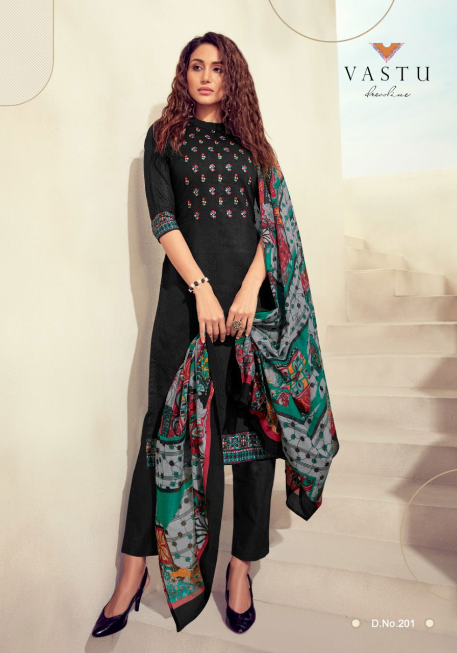 Vastu kalamkari Vol 2 Exclusive Designer Lawn Printed With Exclusive Work Salwar Suits Collection
