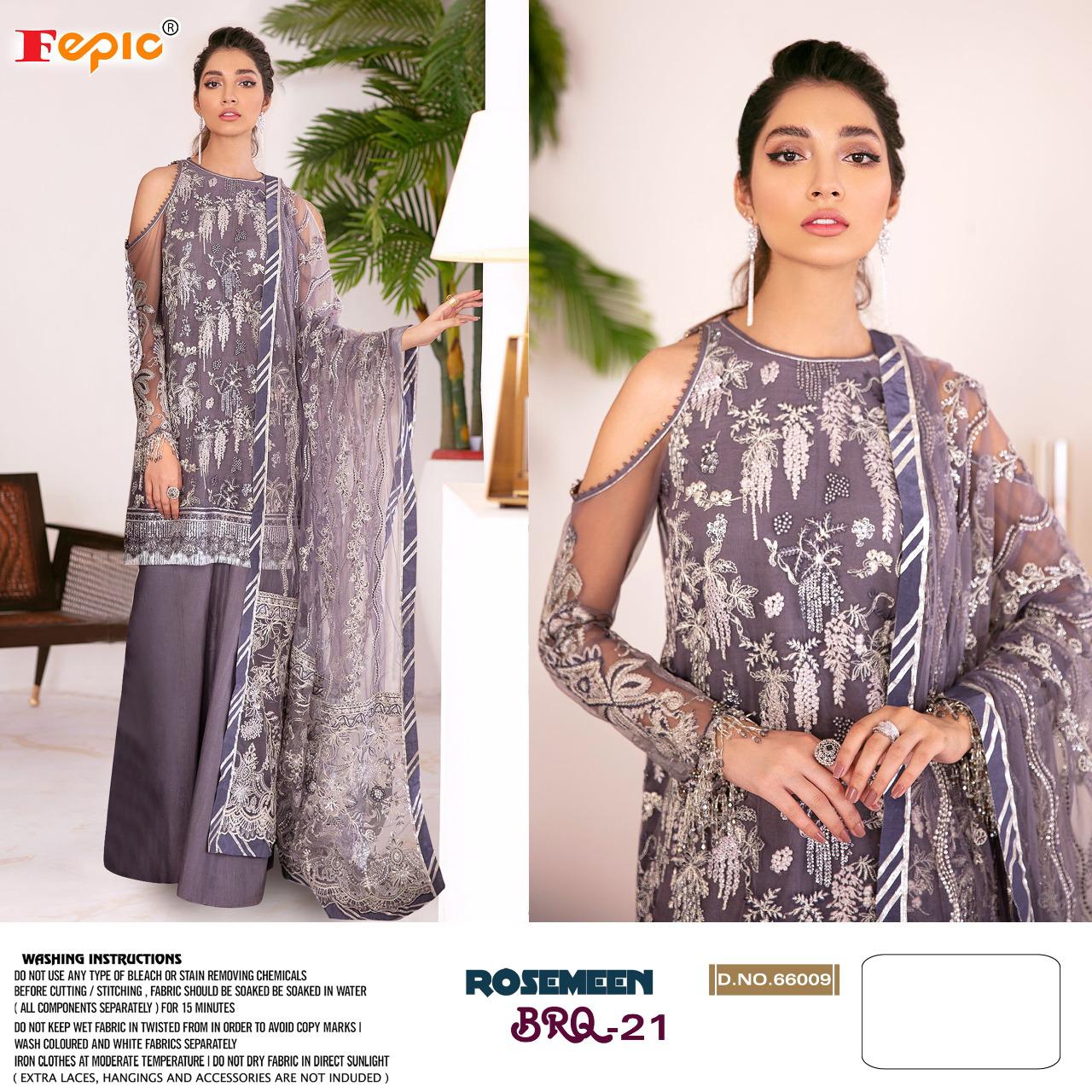 Fepic Rosemeen Brq 21 Latest fancy Designer Festive Wear Georgette Pakistani Salwar Suits Collection
