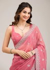 Bt 439 Crunchy Chiffon Diamond Worked Premium Saree Exporters In India