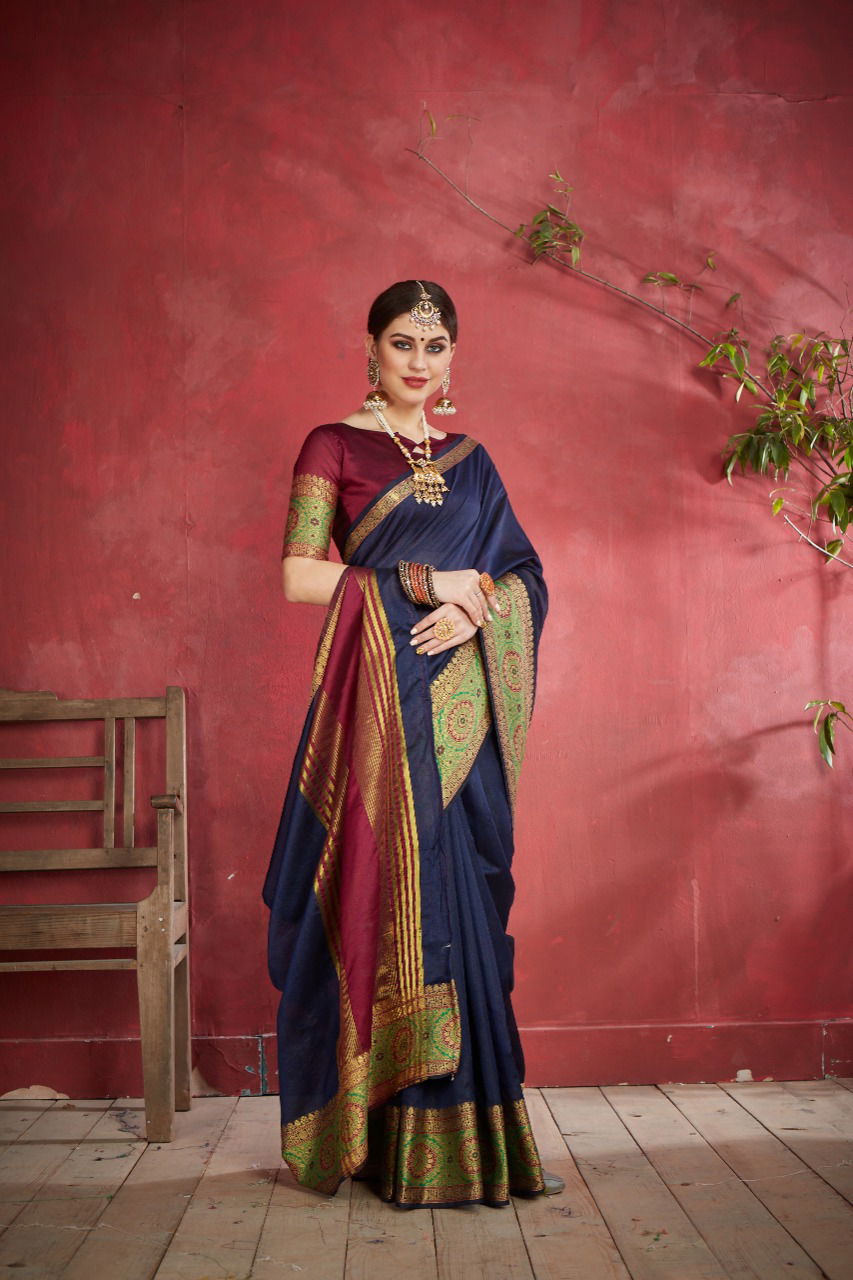 New Collection Of Party Wear Silk Saree