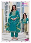Keerthika Vol 4 By Kavya Viscose Kurti With Bottom Dupatta Suppliers In India