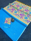 MG 560 Plain Linen Printed Digital Sarees Wholesale Market In Surat