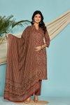 Naisha K 282 Vol 2 Cotton Printed Kurti With Bottom Dupatta Wholesalers In Delhi