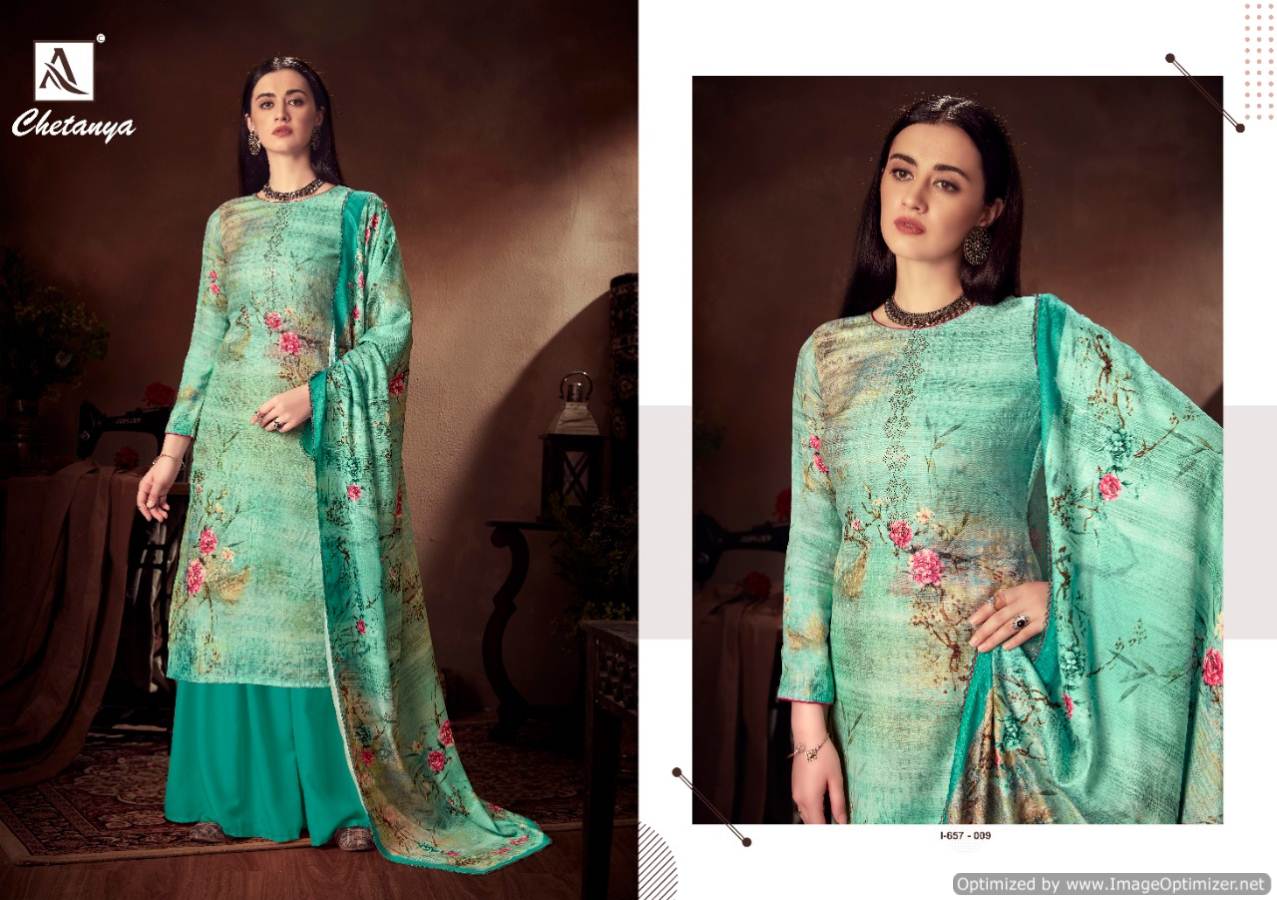 Alok Chetanya Latest Designer Pure Wool Pashmina Ready Made Dress Collection 