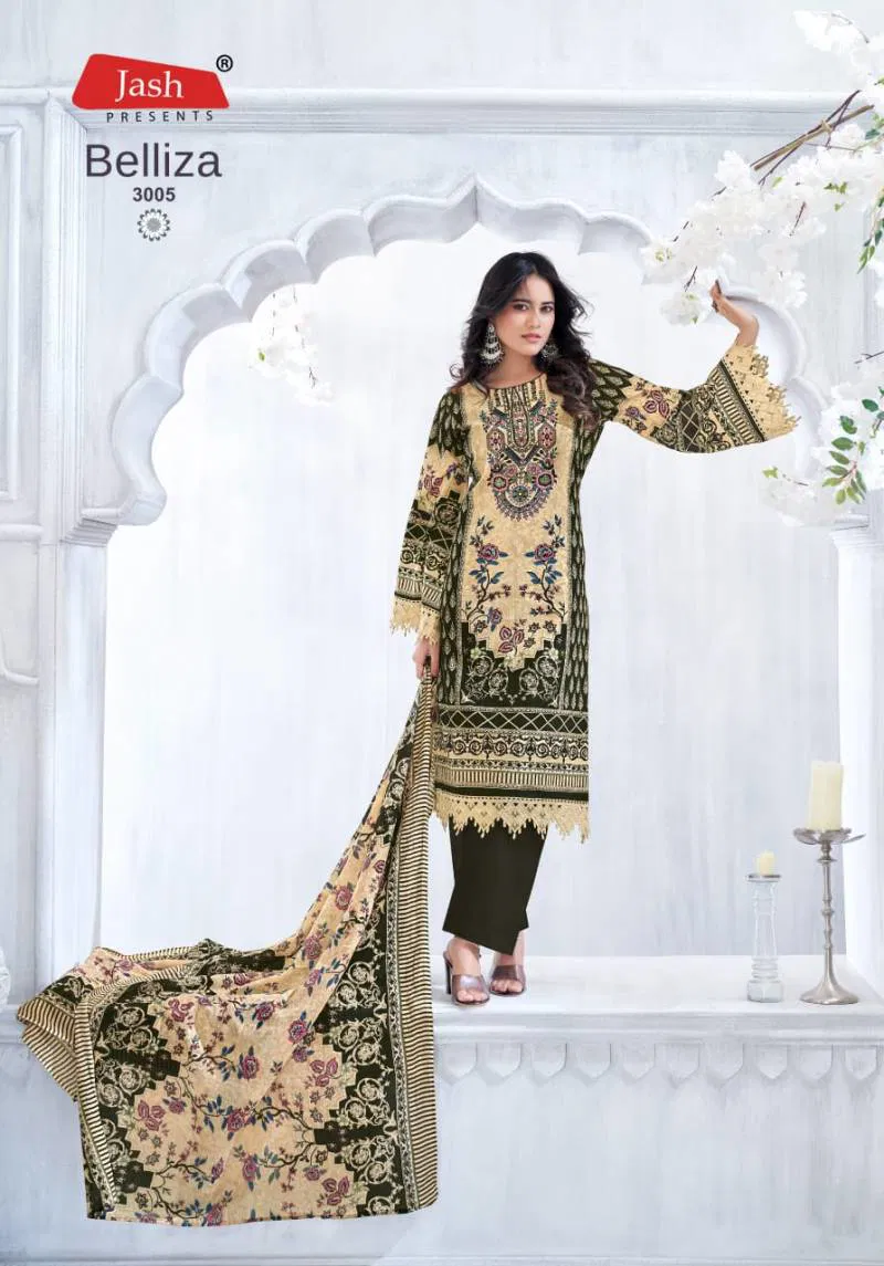 Jash Belliza Vol 3 Cotton Printed Dress Material Wholesale Market In Surat

