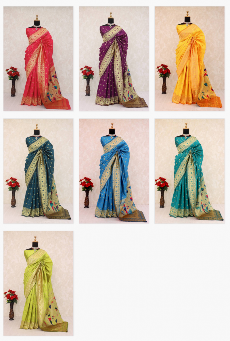 Meera 279 Traditional Wear Silk Fancy Saree Wholesale Clothing Suppliers In India