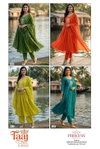 New Taaj By Princess Mal Chanderi Bulk Kurti With Bottom Dupatta Orders In India