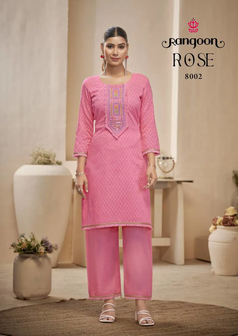 Rose By Rangoon Cotton Dobby Fancy Co Ord Set Bulk Orders In India