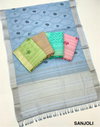 Rajyog Sanjoli Handloom Cotton Silk Embroidery Saree Wholesalers In Surat