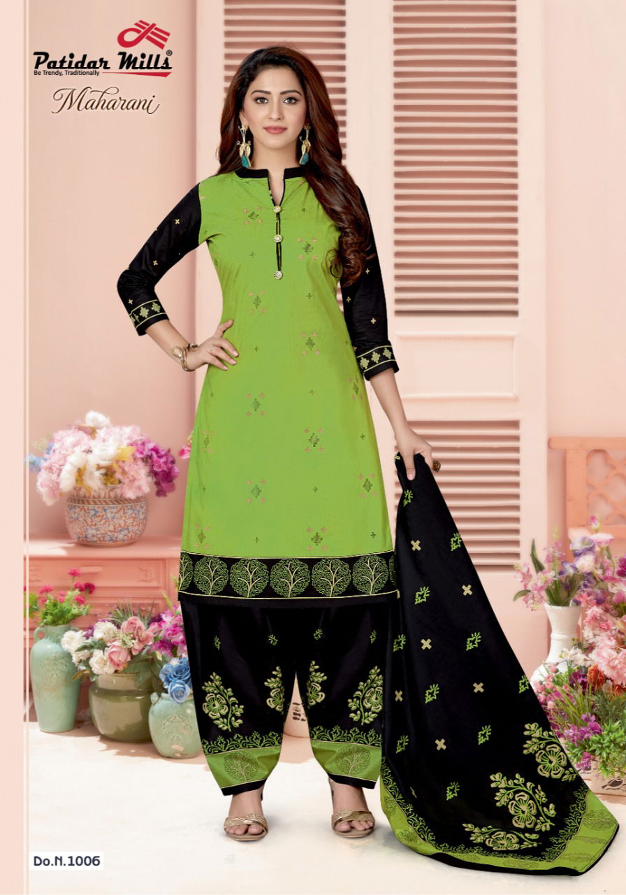Patidar Maharani Latest Collection Designer Printed Daily Wear Casual Wear Pure Cotton Dress Material