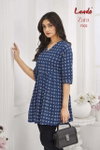 Zara Vol 7 By Laado Cotton Printed Surat Ladies Tunic Top Wholesale Market