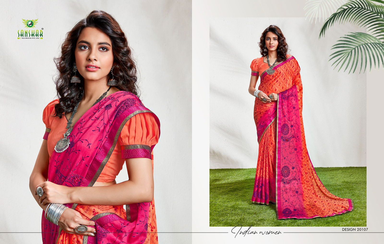Sanskar Nyna 8 Latest Fancy Designer Regular casual wear Fancy Chiffon Printed Saree Collection
