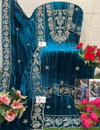 Bilqis B 240 A to D Crush Velvet Pakistani Salwar Suit Wholesalers In Surat