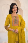 Naisha K 126 Cotton Fancy Readymade Suits Exporters In India