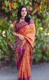 Scmg Ethnic Casual Wear Linen Cotton Printed Saree Bulk Orders In India
