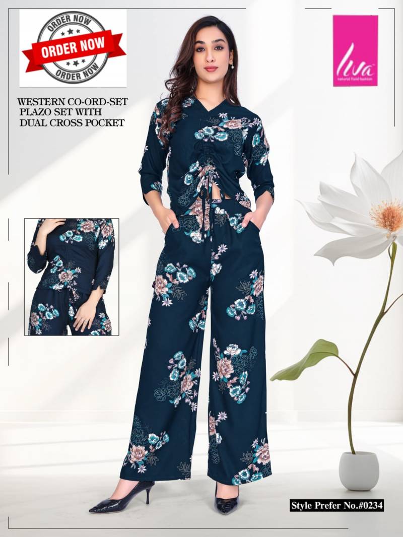 Summer Special Vol At 0234 Rayon Printed Night Suits Exporters In India