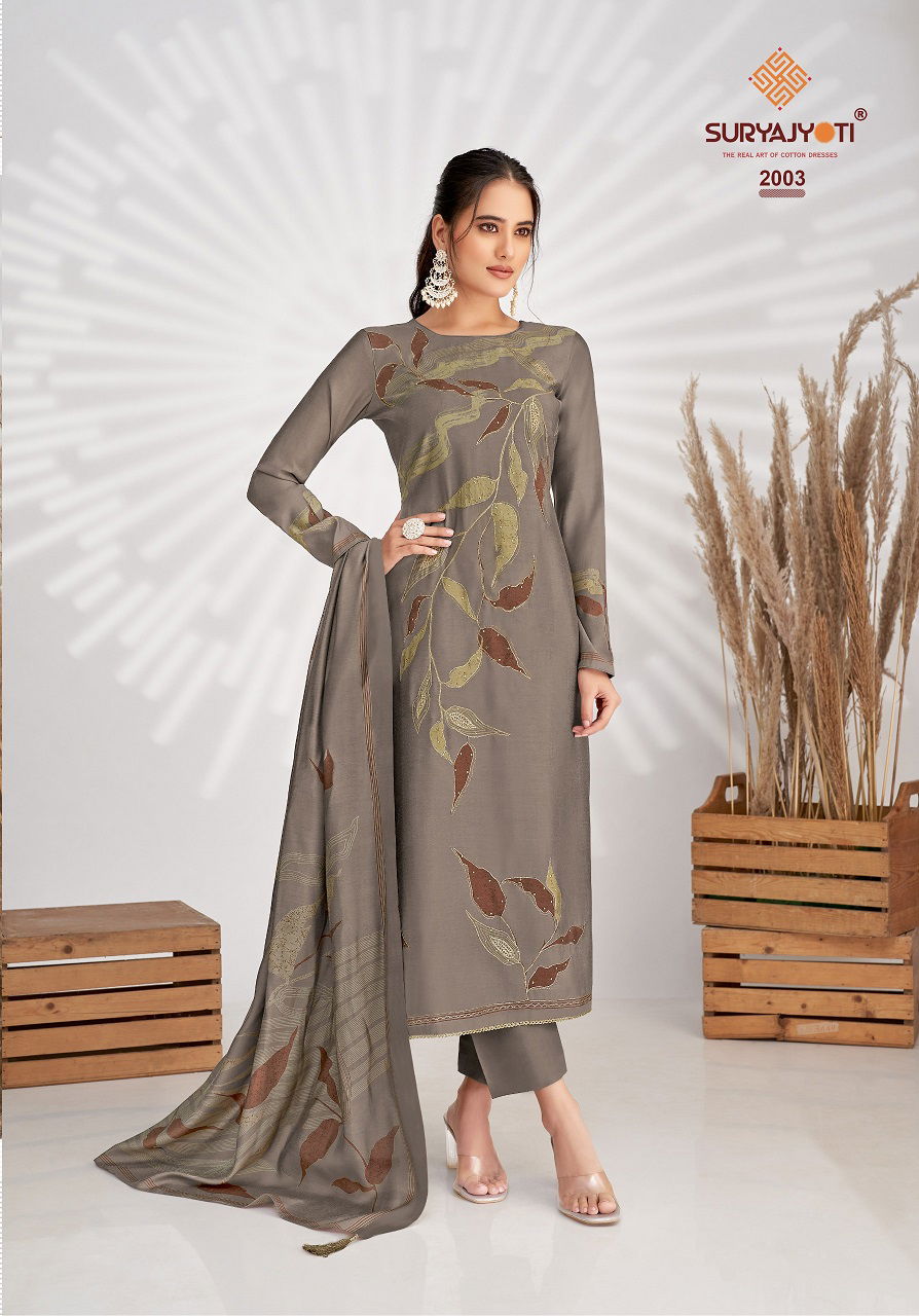 Prabha Vol 2 By Suryajyoti Modal Discharge Printed Dress Material Online Wholesale