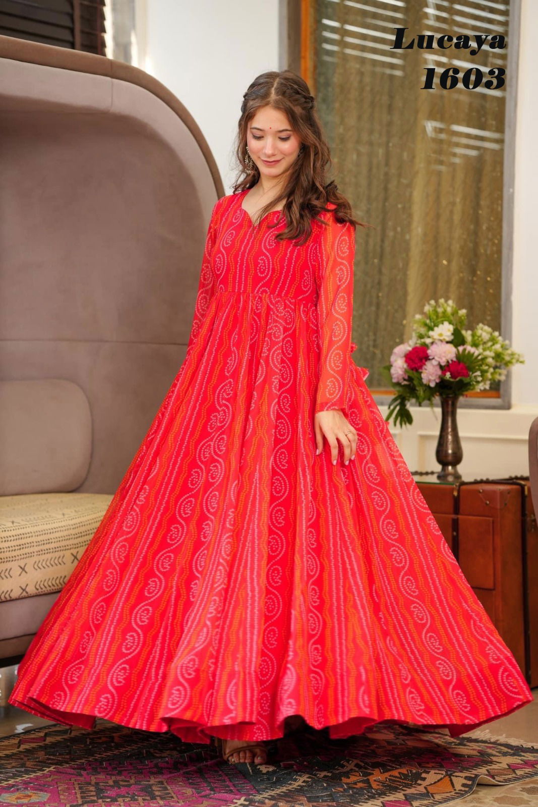 Lucaya Vol 16 Georgette Printed Gown Catalog
