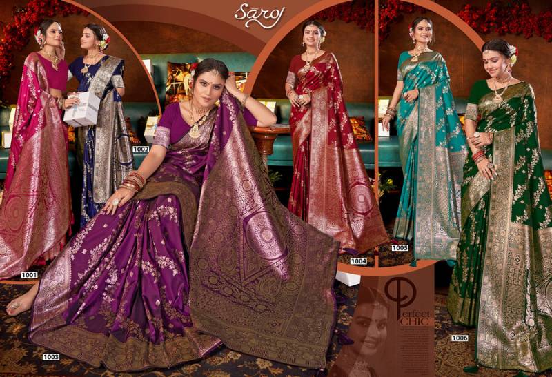 Saroj Grand Opening Silk Vol 3 Wedding Wear Silk Saree Best Wholesale Shop In Surat