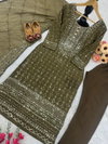 Krishi Heavy Foux Goargate Wholesalers Readymade Suits In Delhi