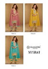 Nusrat By Gulkayra Shimmer Silk Embroidery Readymade Suits Wholesalers In Surat