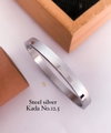 Fancy Steel Rose Gold Kada Accessories Catalog