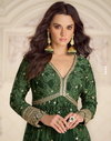 Bandhan By Sayuri Chinon Silk Embroidery Gown With Dupatta Suppliers In India