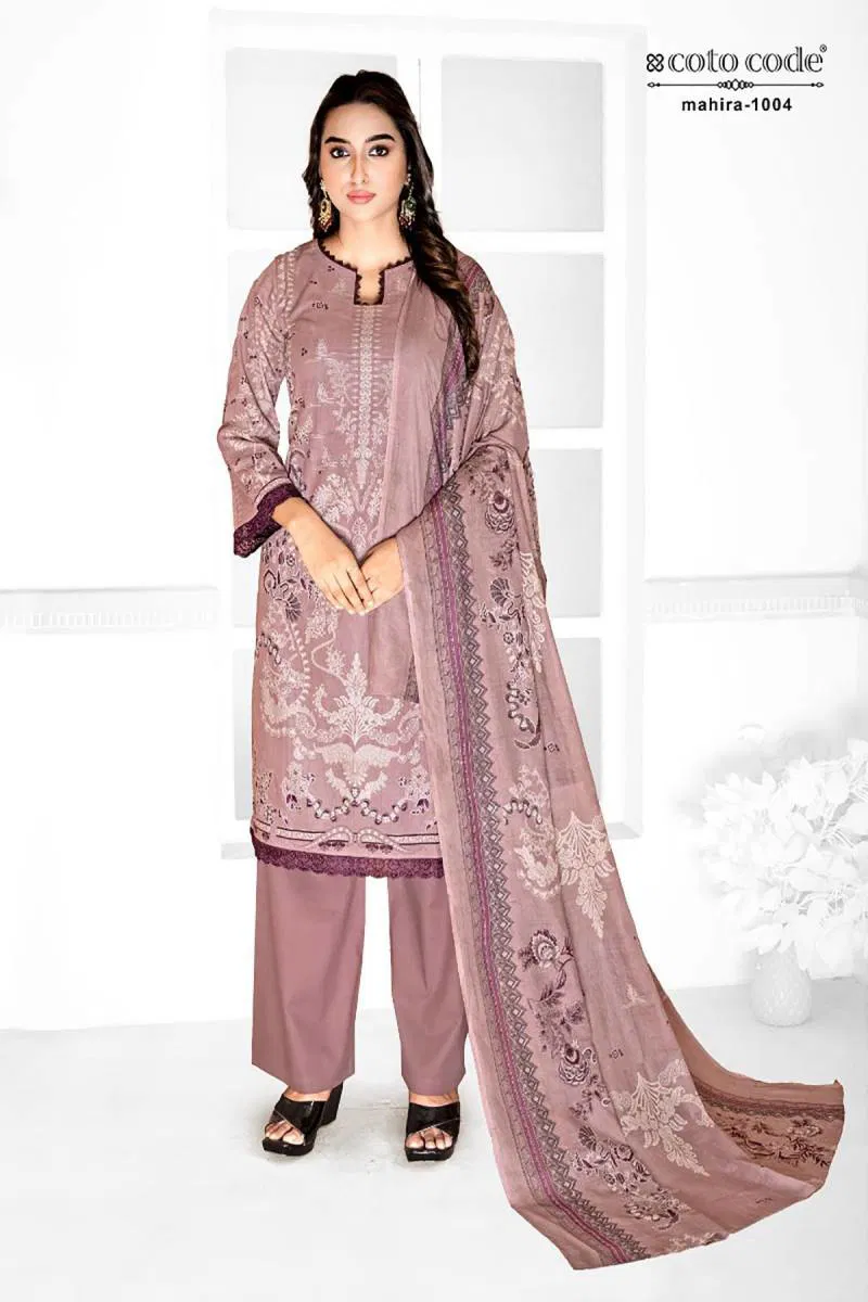 Mahira Vol 1 By Coto Code Lawn Cotton Dress Material Wholesale Suppliers In Mumbai