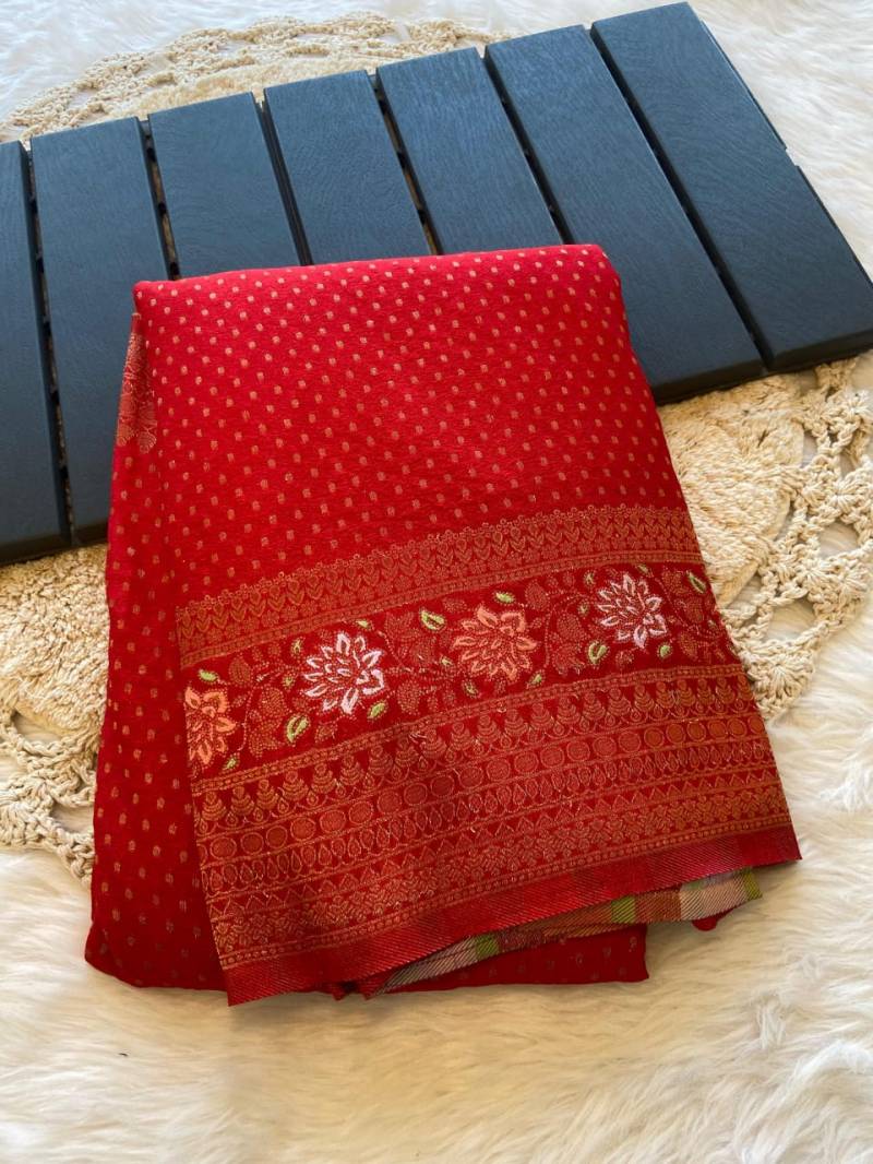 Kc 301 Wedding Wear Stylish Silk Saree Wholesale Price In Surat	